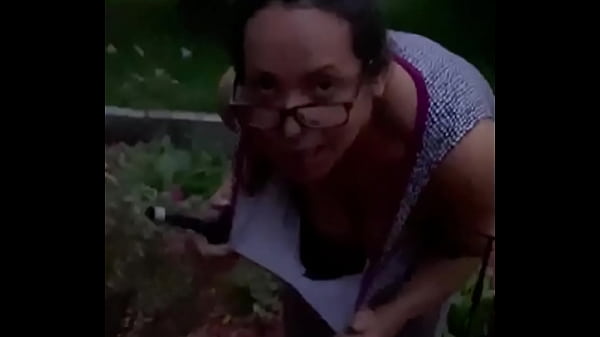 Anna Maria Mature Latina showing tits outdoors