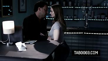Brunette Slut Laney Grey Fucks With The Restaurant Owner in Order to Get a Job