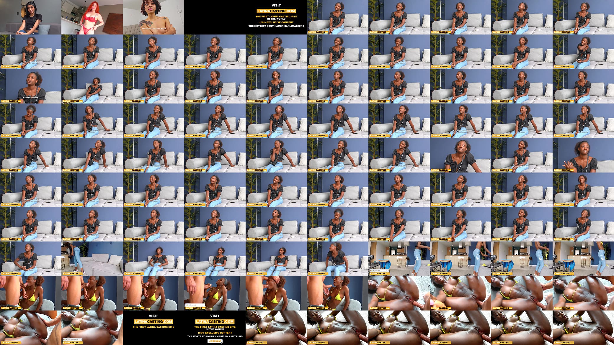 Skinny Black Latina Didn&#039;t Expect An Anal Casting 预览图
