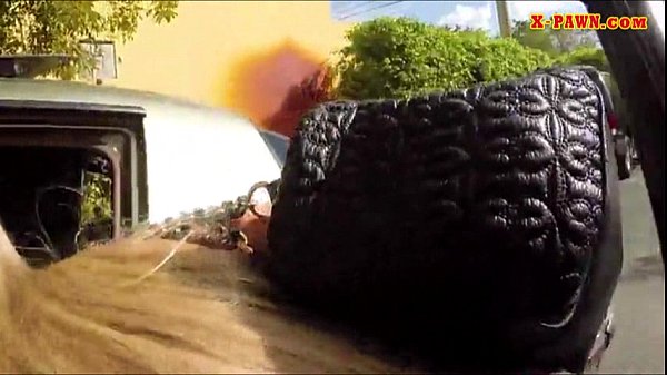 Blonde whore sells her car and pounded in the pawnshop