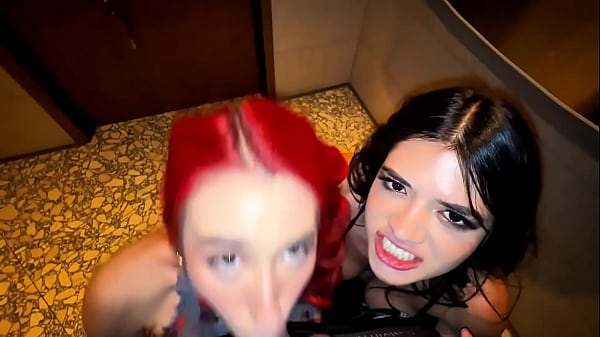  Look How Zoeytush And Me Share A Dick After Dinner In A Restroom! ️Full Video Available On Our Platforms!