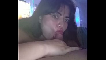 I sucked his cock a lot, gave him a nice blowjob, and finished completely covered in cum.