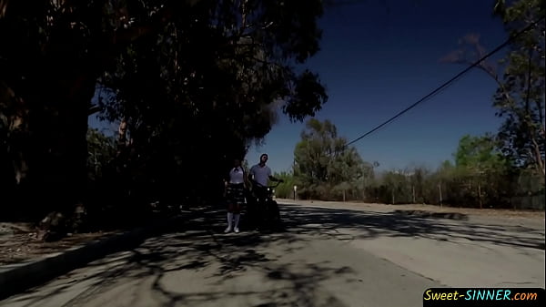 Smalltitted teen orally pleased before fucked