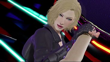 Nina Williams - Handjob and sex - 3D Porn