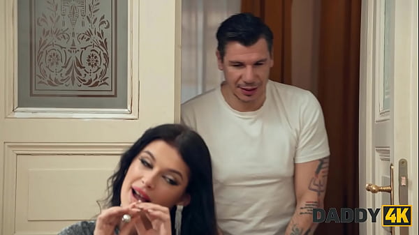 DADDY4K. My hot GF is quietly cheating on me while I was watching TV