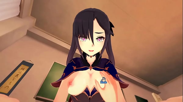 female character hydro from the video game genshin impact