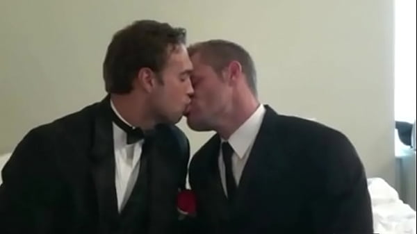 Straight Guy Kissing a Gay Guy on his Marriage ...