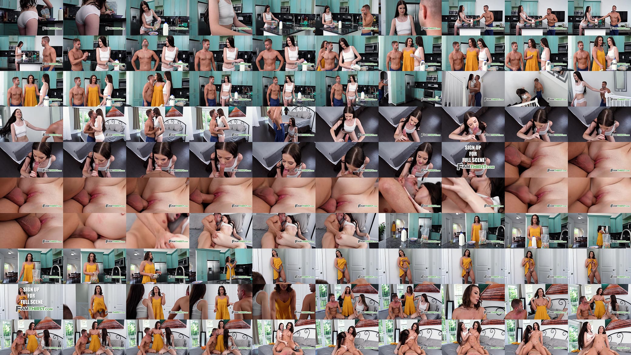 Stepmom Touched Herself Looking At Me Fuck My Stepsis - FamThirst 预览图
