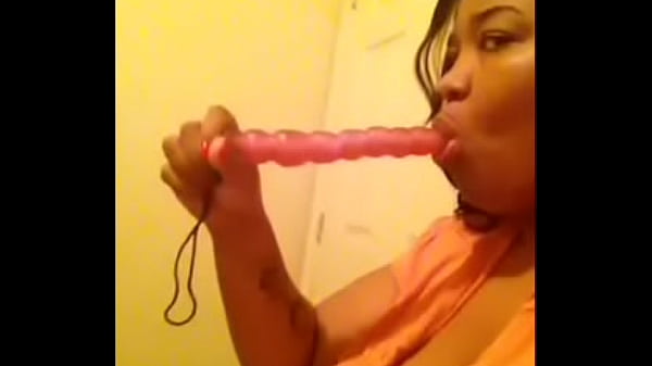 Madame Butterfly aka Gigi Starr deepthroating a 10 inch dildo