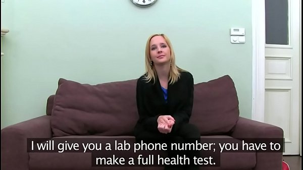 Blondie sexing with agent on ottoman