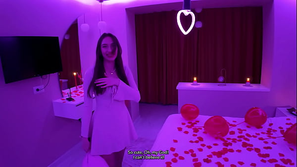 Valentine’s Surprise He Gifts Me a Toy, I Squirt for Him & Make Him Cum Twice