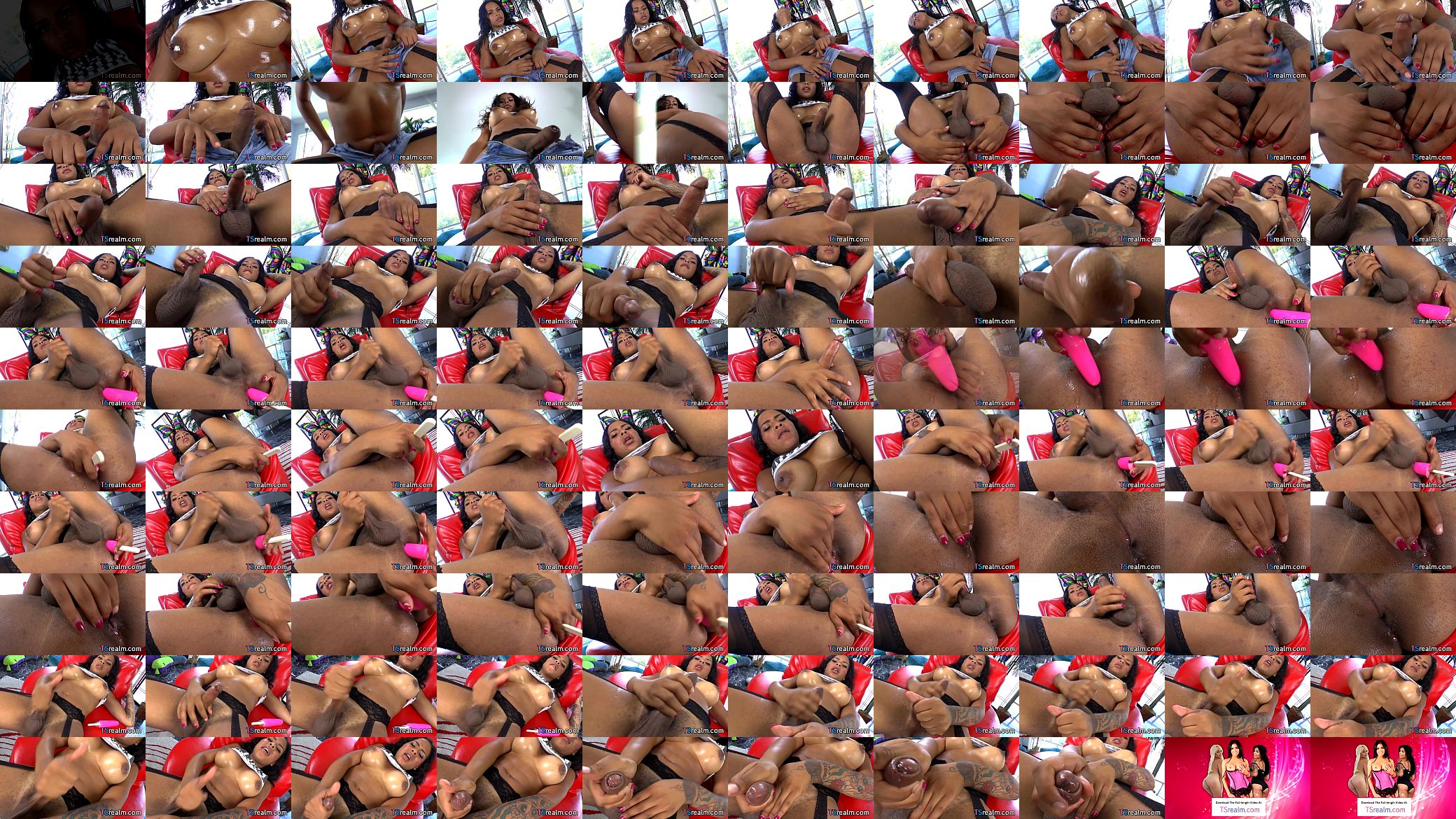 Cute Black Tgirl Nody Nadia Pleases Herself 预览图
