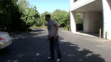 She's opening up her legs wide for both of these guys, taking a double dose of cum after...