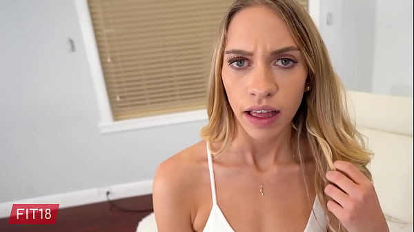 FIT18 - Khloe Kapri - Skinny Blonde With Braces In Yoga Pants Wants To Fuck Casting Agent