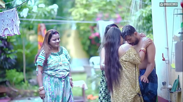 Three Horny Bhabhi Fucked By an Indian Dudhwala when their husband not at home ( Full Hindi Movie )