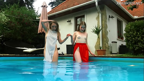 Anastasia Ocean and Marfa are naked underwater