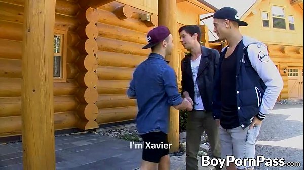 Jake is distracted by the sight of the horny tw...