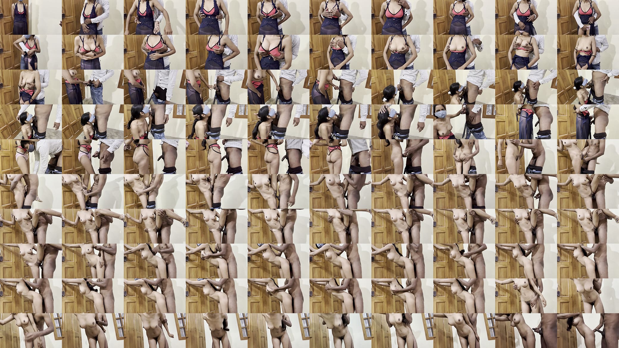 Cute Young Step Sister Come To My Room And Fucking Hard In My Big Cock Doggy Style 预览图
