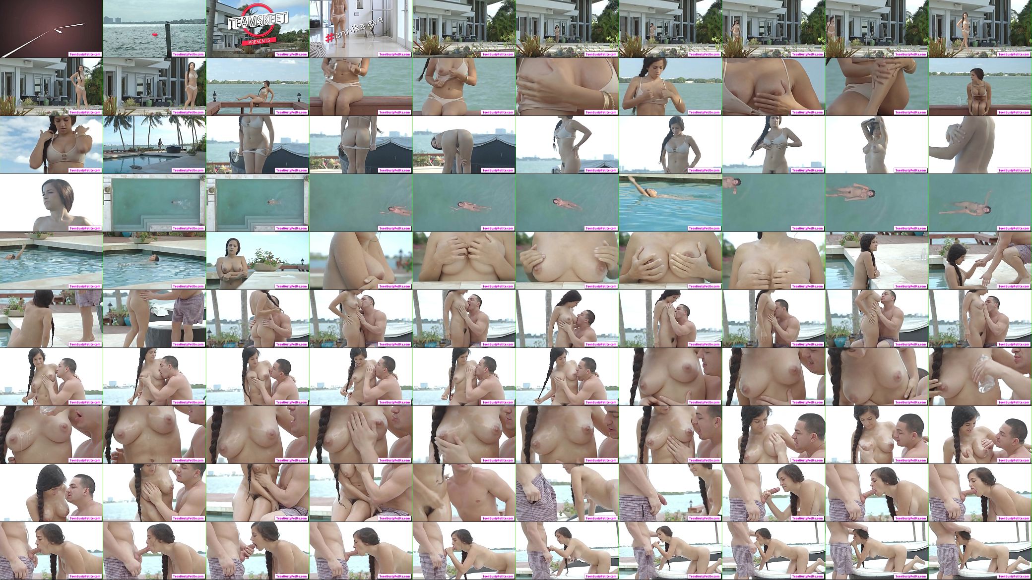 Titty Porn - Poolside Breast Stroke with Annika Eve-01 预览图
