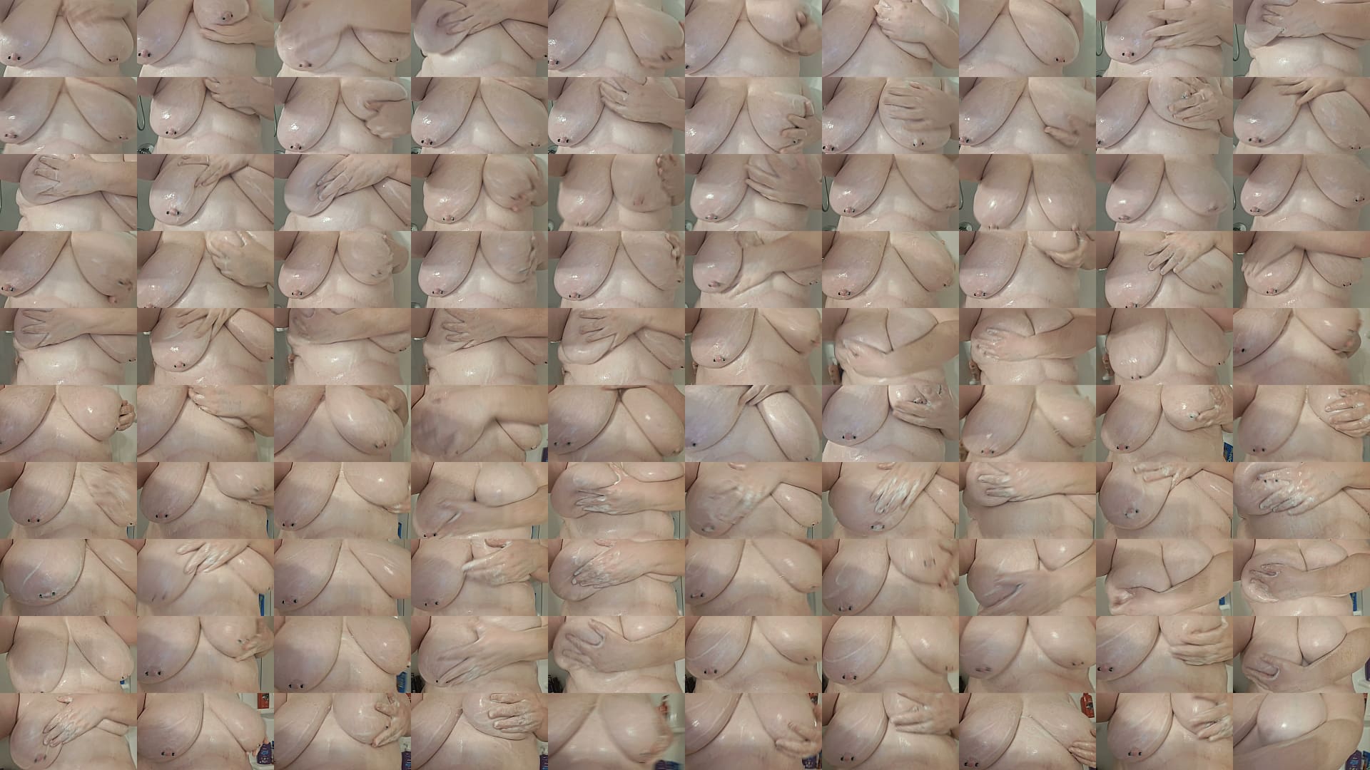 BBW washes huge tits 预览图