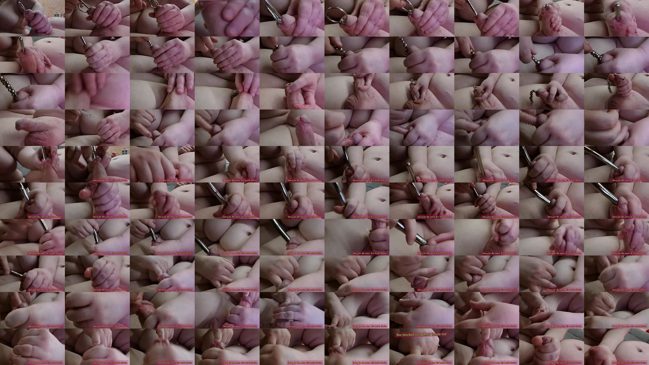 Jayq - update 07.24 - sounding my dick. Steel, balls and my wife&#039;s finger in my peehole with blocking cumshot! Ruined my orgasm! 预览图