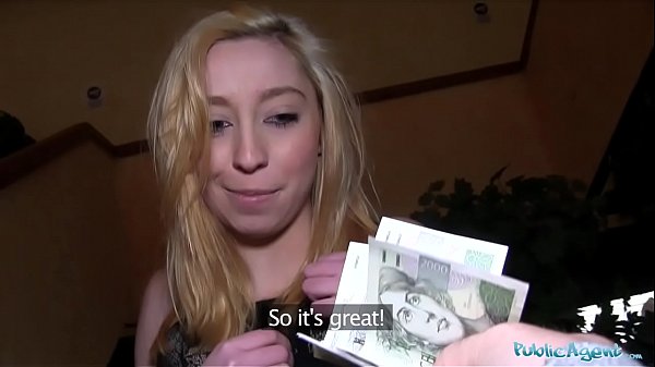 Public Agent Shy Teenager bends over for a big cock