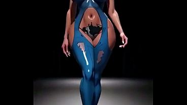 SEXY BIG BOOTY CATWALKING THICK ASS MODEL SEE MORE ON SHEER