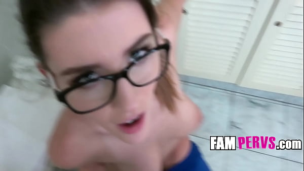 Nerdy Stepsis Caught Redhanded