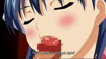 Big-titted hentai bitches tittyfucking until their guys' balls are drained