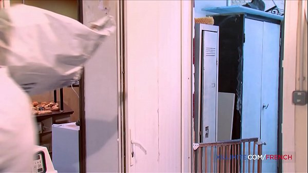 French Big tits brunette Lana Fever fucks the baker