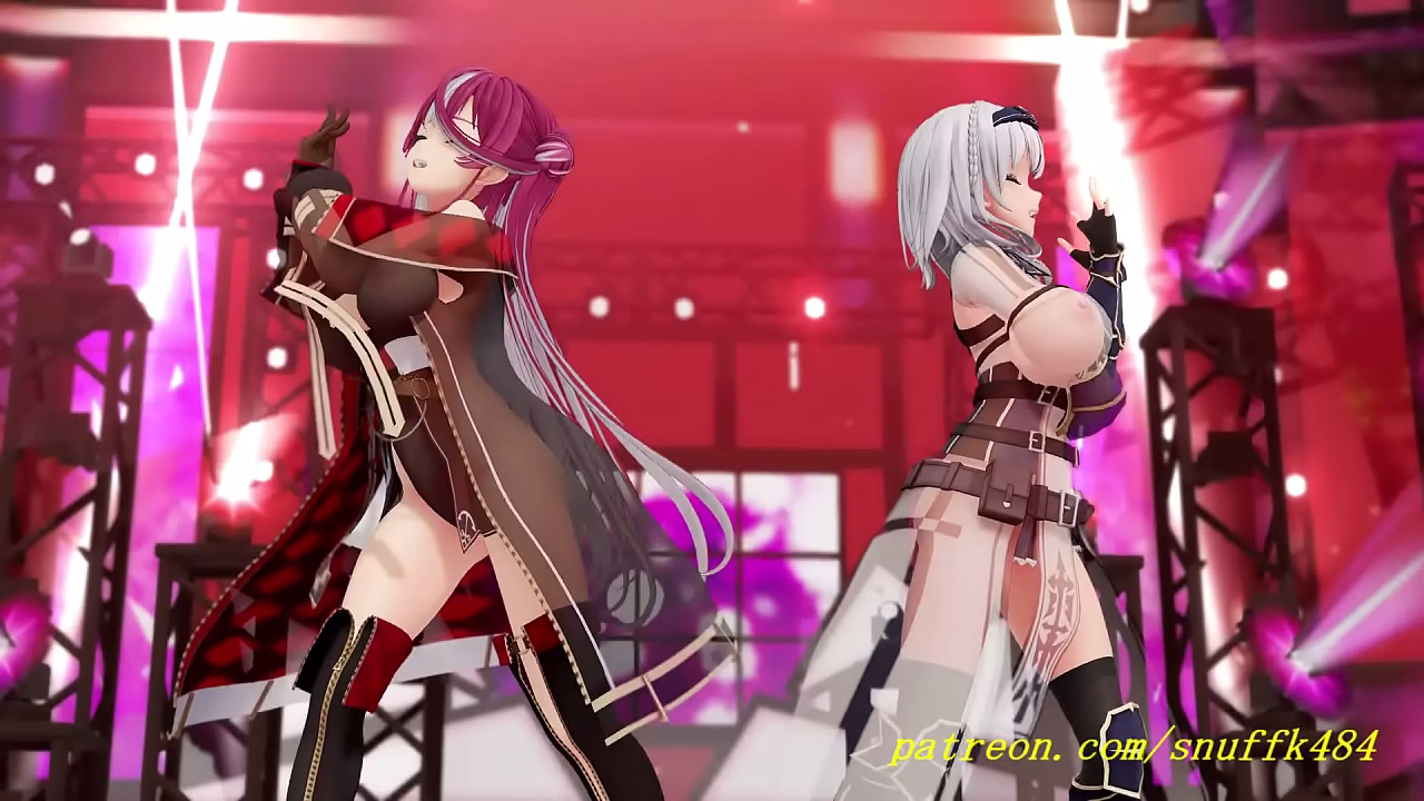 noVR mmd Towa Dance 3d hololive Hentai