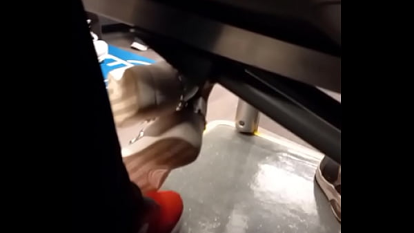 candid unknown trampling in BUS. Full video 10min...
