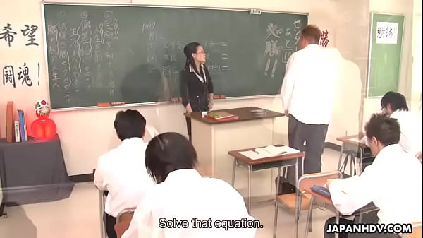 Naughty teacher sucking off her stupid student'...