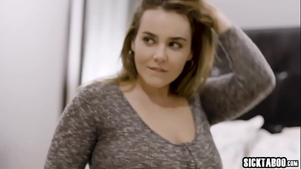 Couchsurfing big boobs thief searching around the house