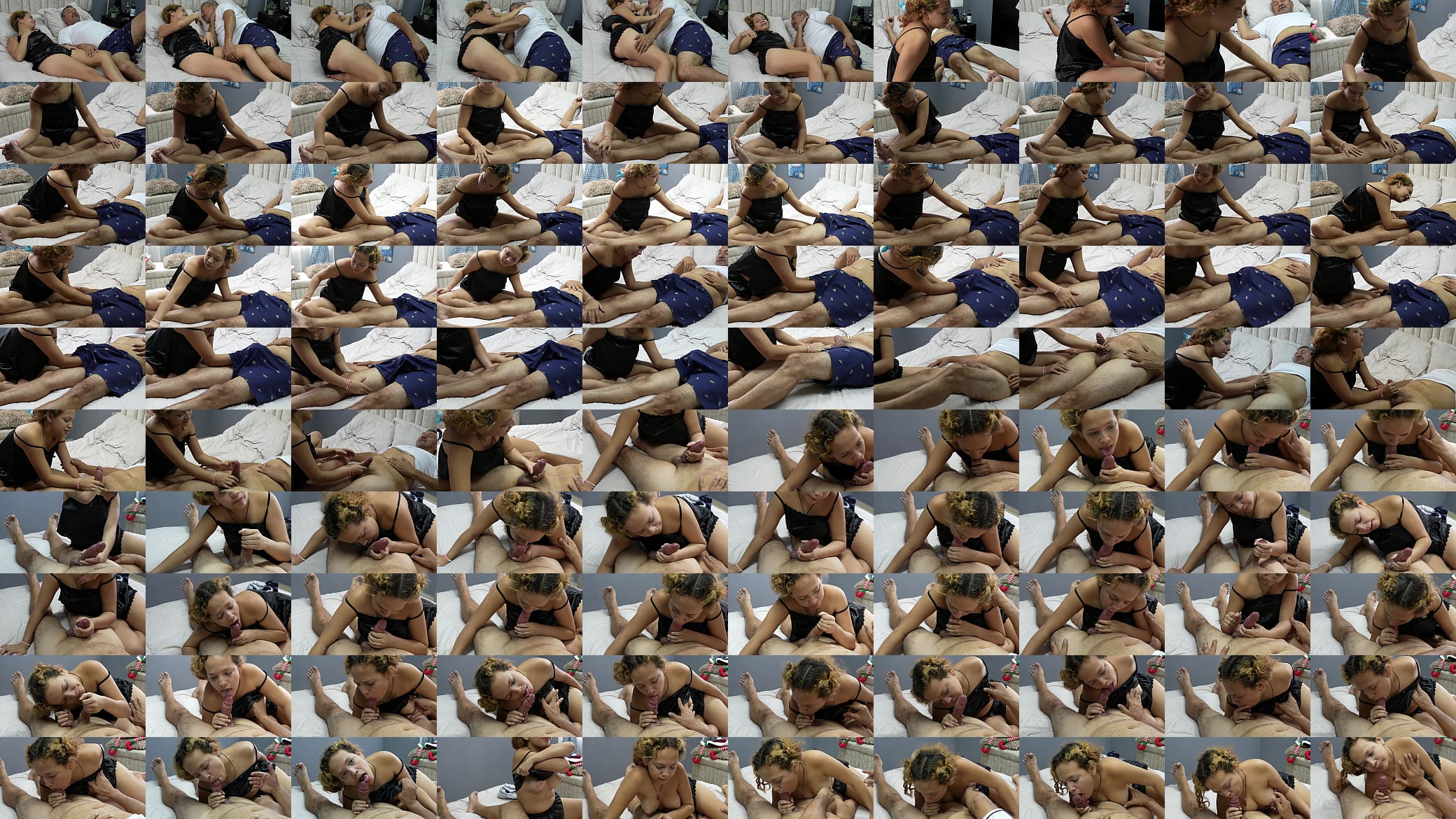 Bony makes Apu horny when she massages his cock. Part 1. Sucks cock like a whore 预览图