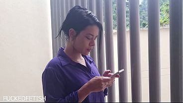 Estudiante mexicana se deja follar por 25 d&oacute;lares, pack de celular perdido, Alumna de colegio mexicano culea por dinero, real chibola