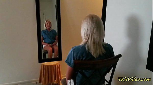 The Erotic Blonde in the Mirror with Ms Paris Rose