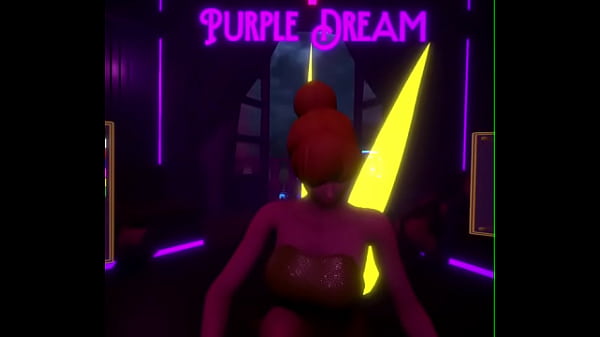 A Tinkerbell cosplayer taking care of you in the Purple Dream.