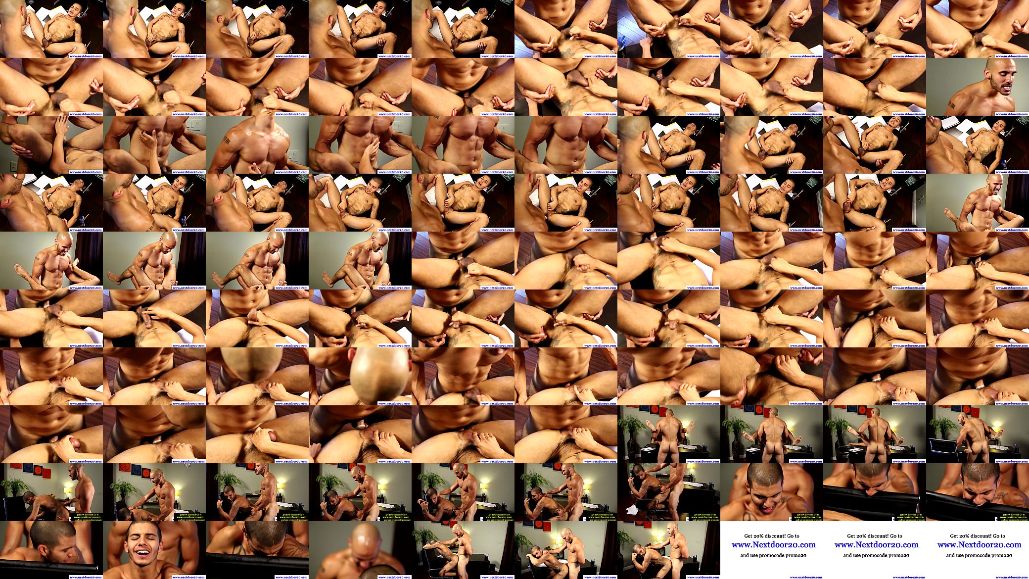 Muscled amateur hunks rough butt fucking 预览图