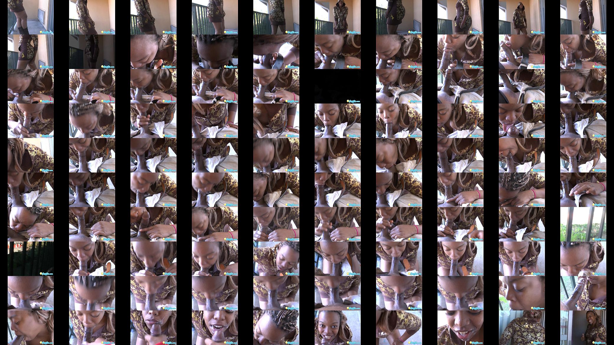 Crazy blowjob on hotel balcony 预览图