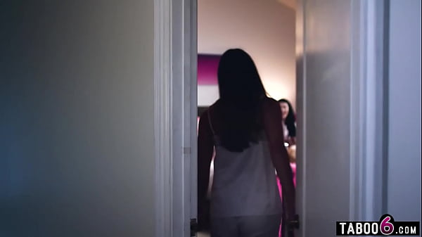 Creeping stepbro Alex Mack fucks stepsisters latina friend Gizelle Blanco