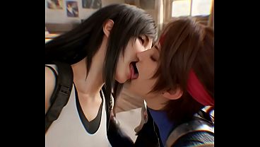 Tifa lockhard x Jessie Rasberry lesbian (AI generated)