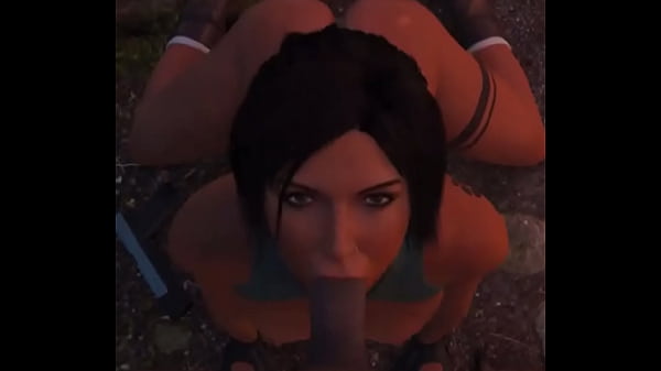 Lara Croft extracting pov