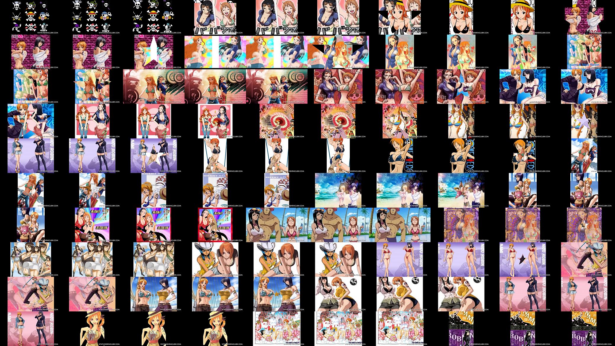 ecchi  hentai nami  robin sexy and hot 预览图