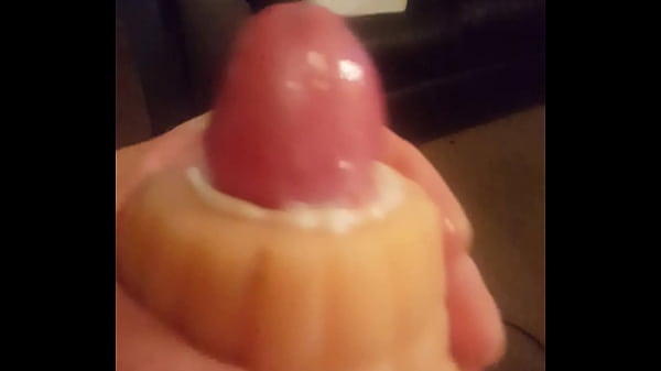 Blowing a huge load fappin with my pocket pussy