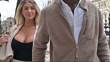 Seriously Stunning Blonde Aspen Reign Invites First Date Back For Intense Interracial Sex GP3439