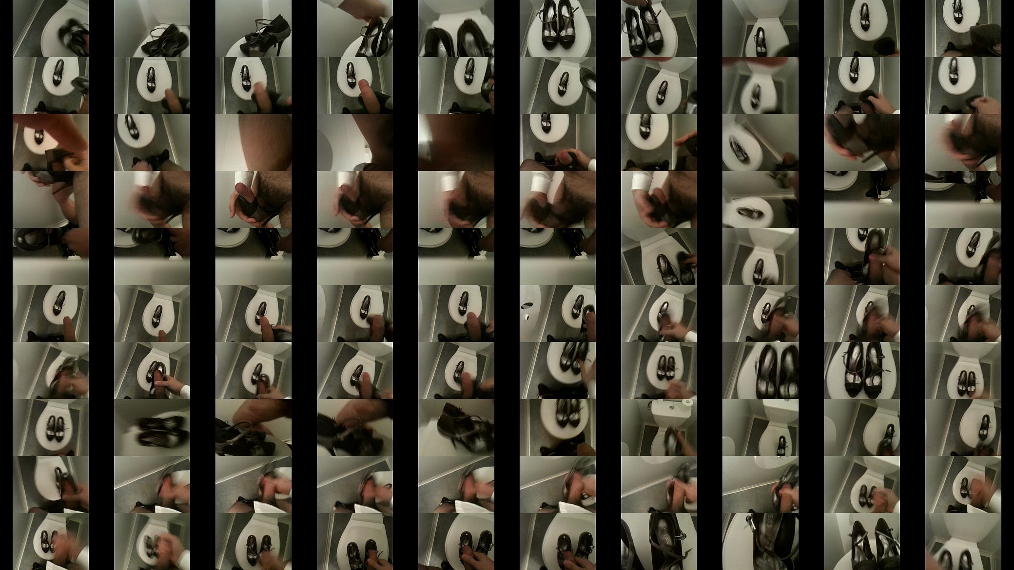 Cum on my coworker Heels in Toilets 02 预览图
