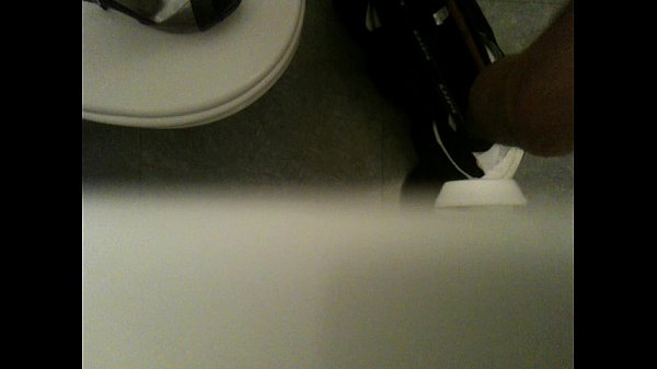 Cum on my coworker Heels in Toilets 02