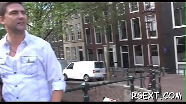 Hot whore sucks hard dong wild