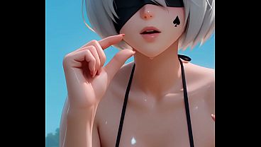 2B is Blacked (AI)